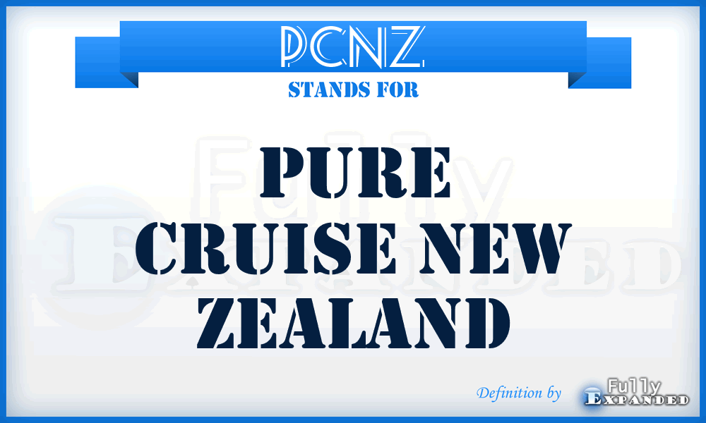 PCNZ - Pure Cruise New Zealand