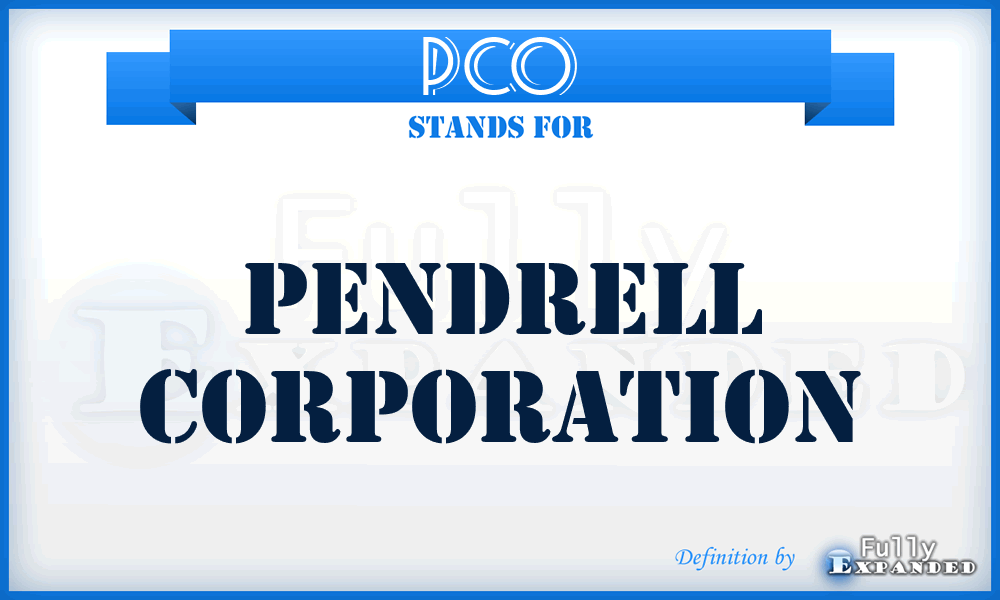 PCO - Pendrell Corporation