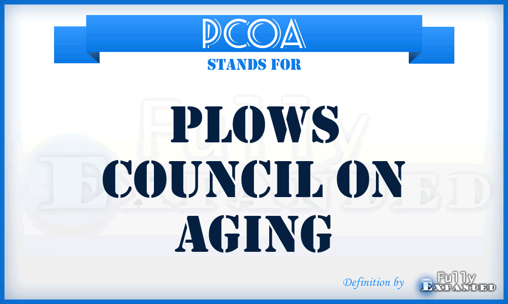 PCOA - Plows Council On Aging