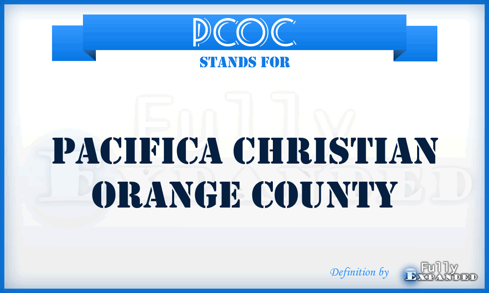 PCOC - Pacifica Christian Orange County