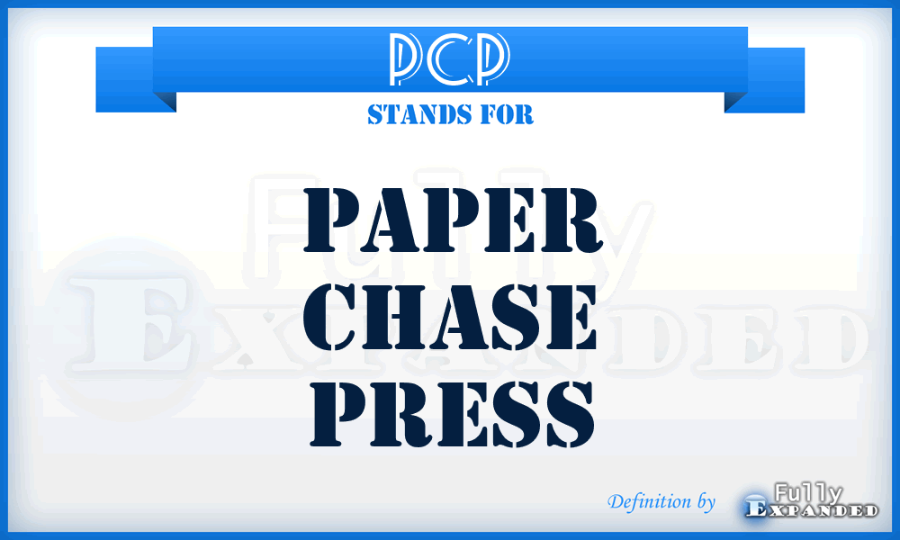 PCP - Paper Chase Press