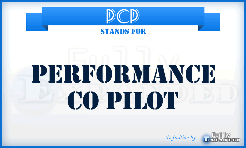 PCP - Performance Co Pilot