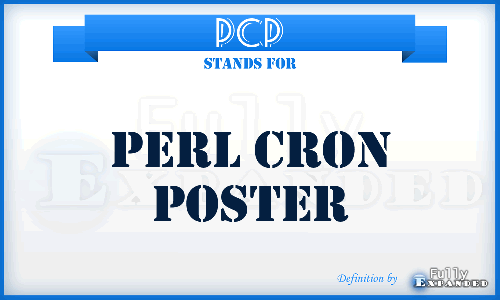 PCP - Perl Cron Poster