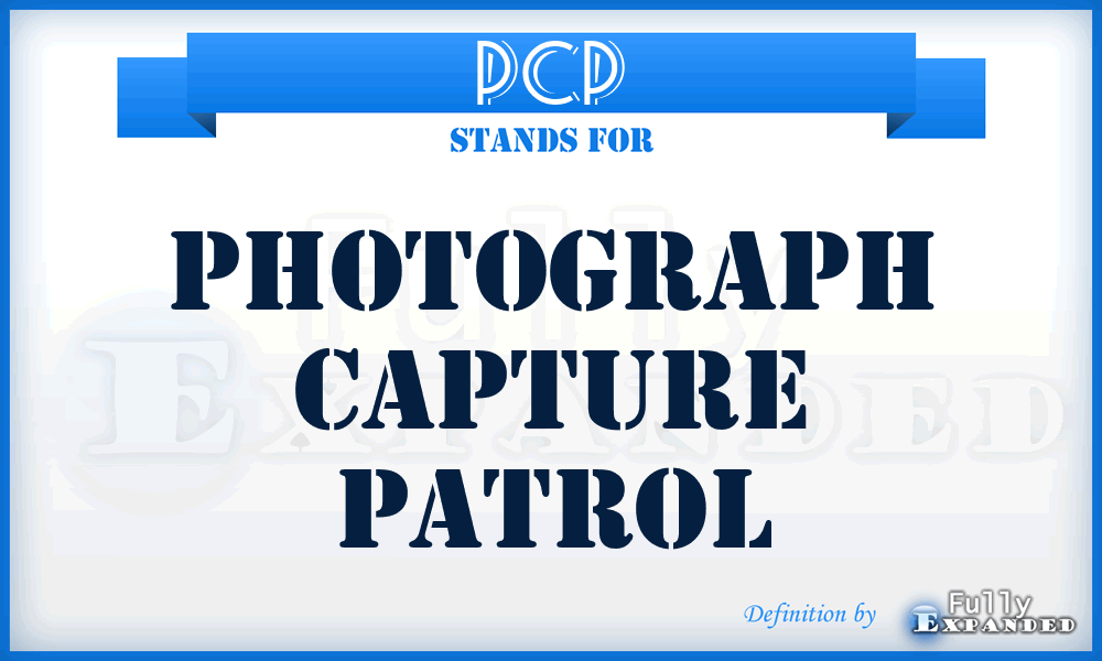 PCP - Photograph Capture Patrol