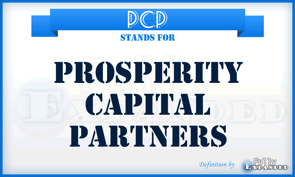 PCP - Prosperity Capital Partners