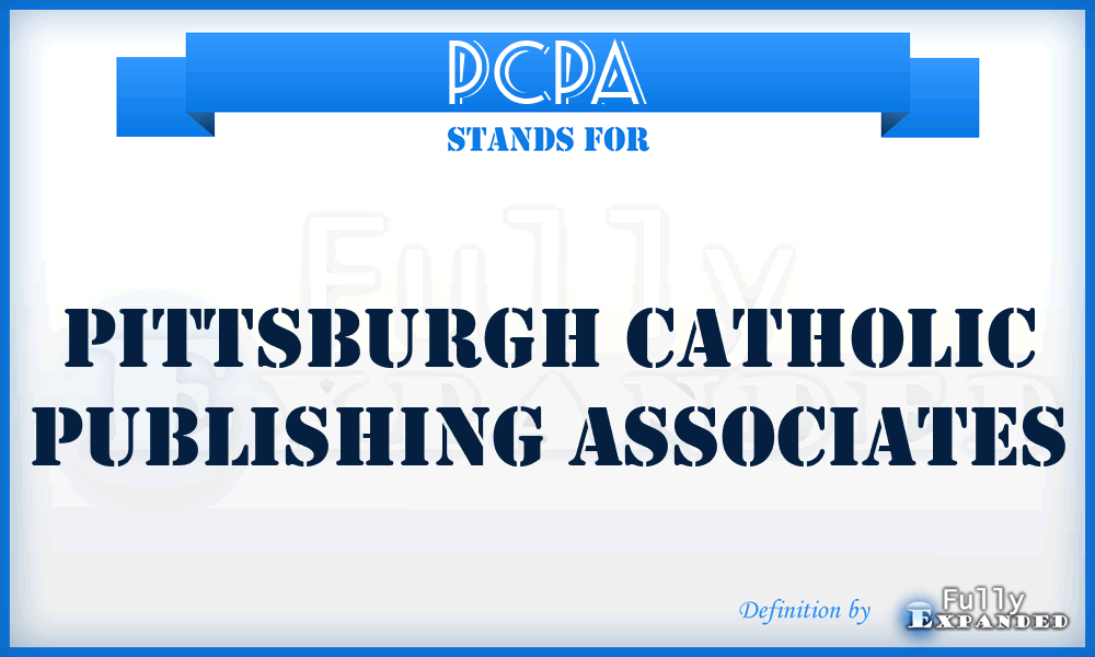 PCPA - Pittsburgh Catholic Publishing Associates
