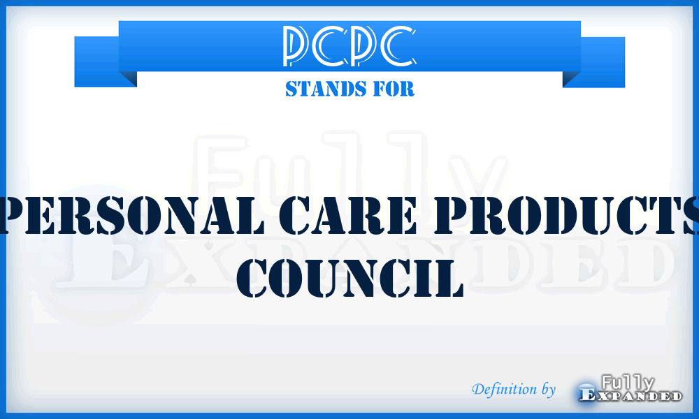 PCPC - Personal Care Products Council