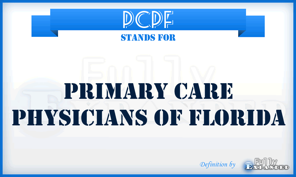 PCPF - Primary Care Physicians of Florida