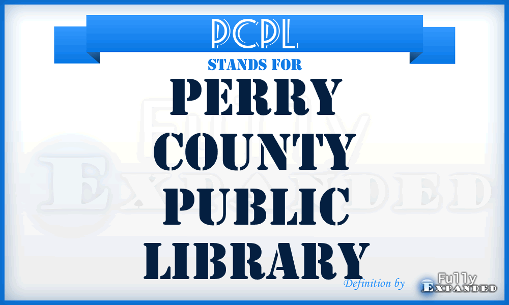 PCPL - Perry County Public Library