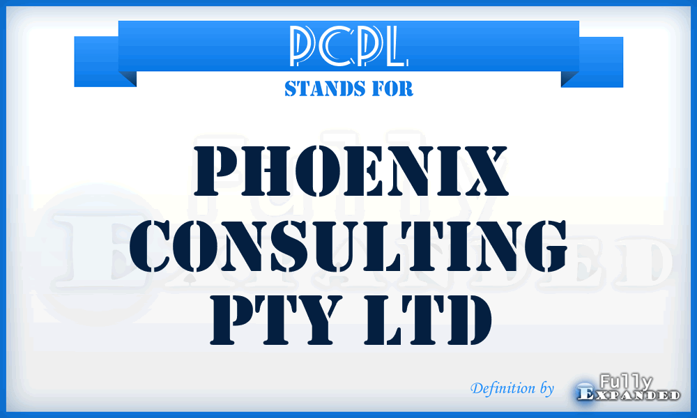 PCPL - Phoenix Consulting Pty Ltd