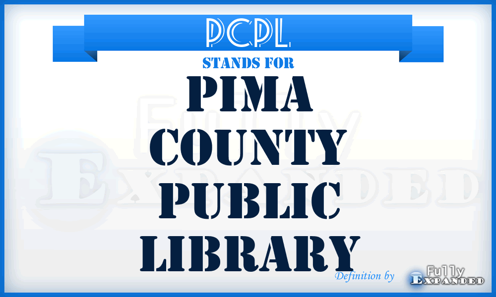 PCPL - Pima County Public Library