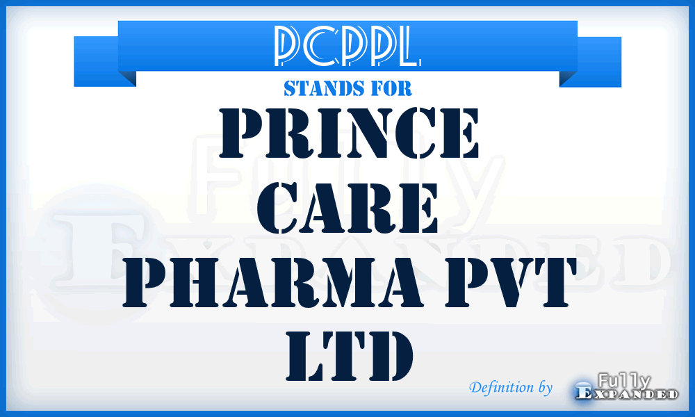 PCPPL - Prince Care Pharma Pvt Ltd