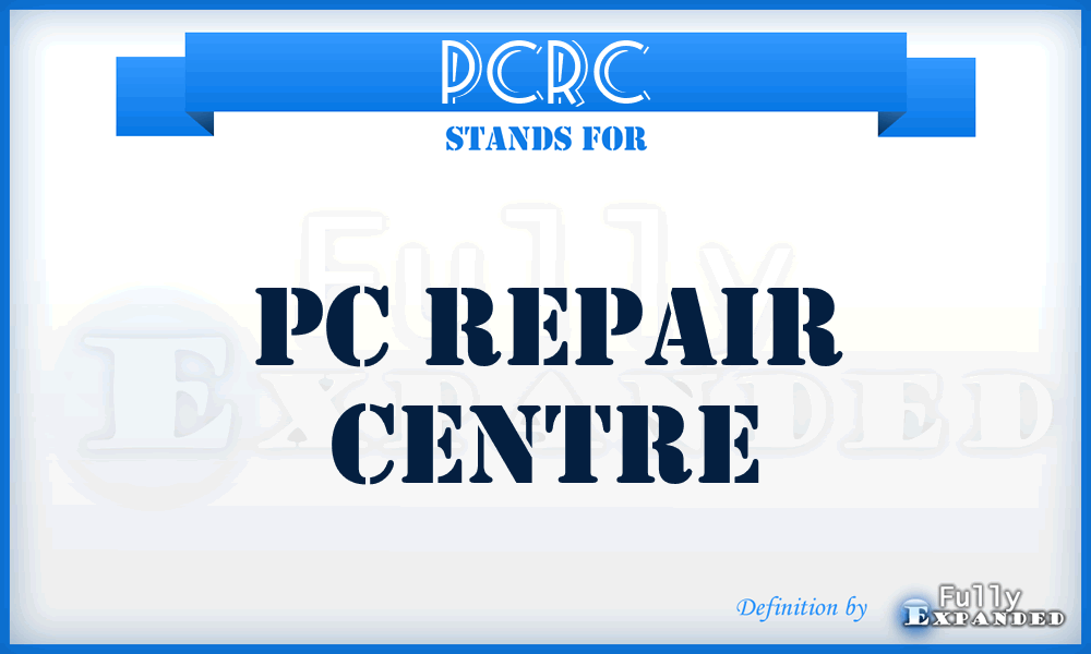 PCRC - PC Repair Centre