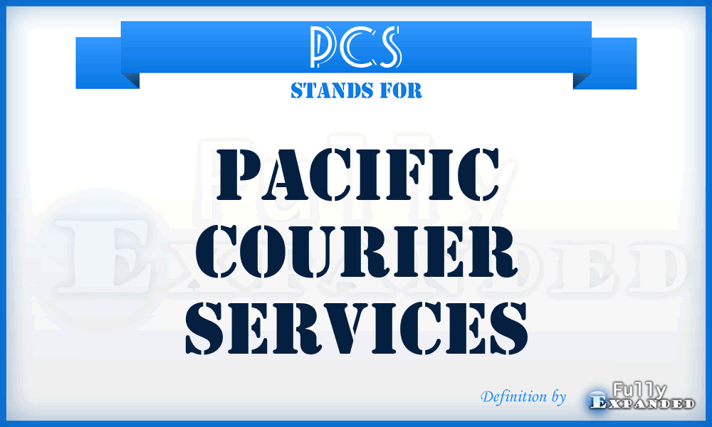 PCS - Pacific Courier Services