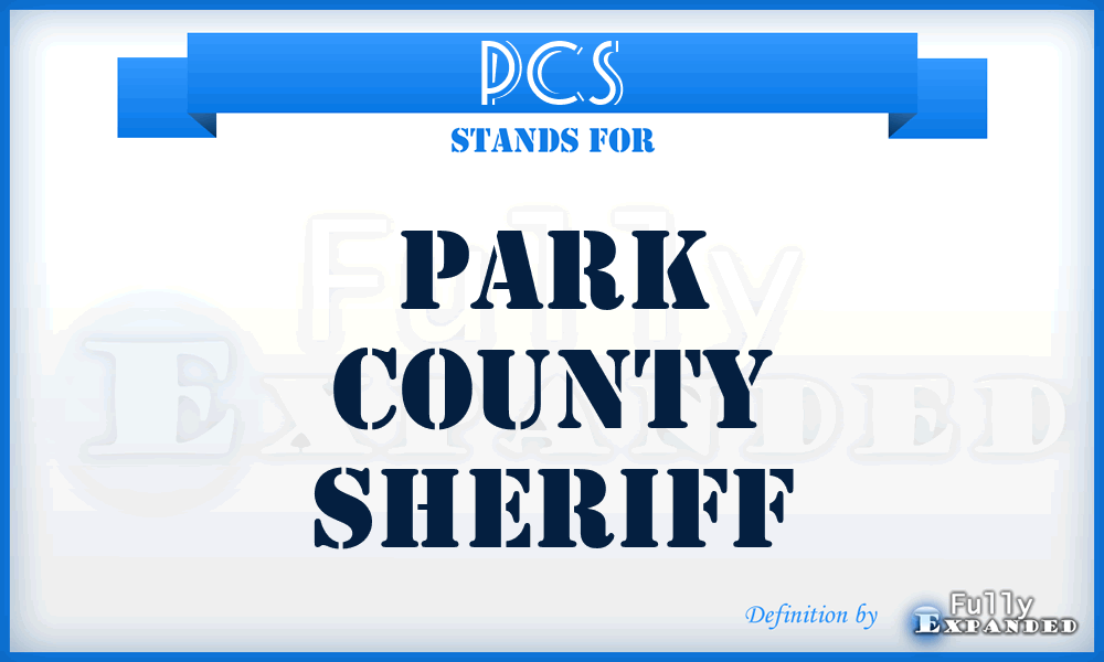 PCS - Park County Sheriff