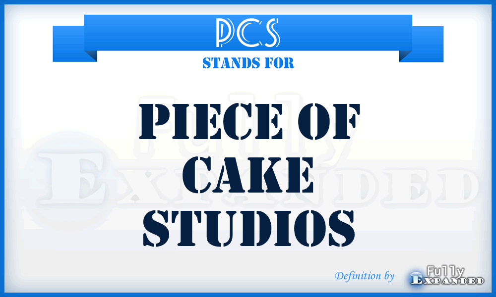 PCS - Piece of Cake Studios