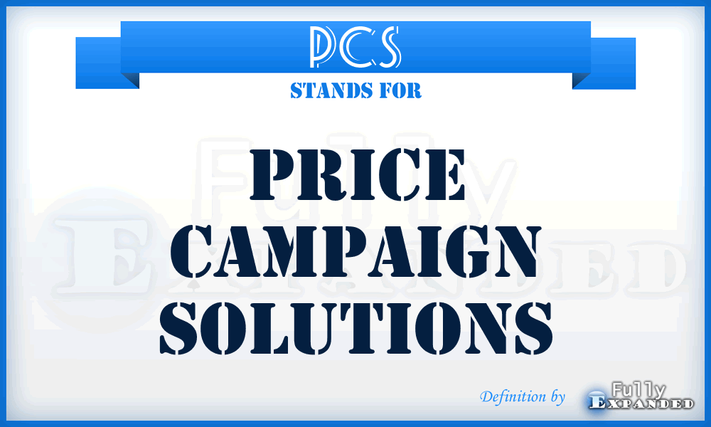 PCS - Price Campaign Solutions