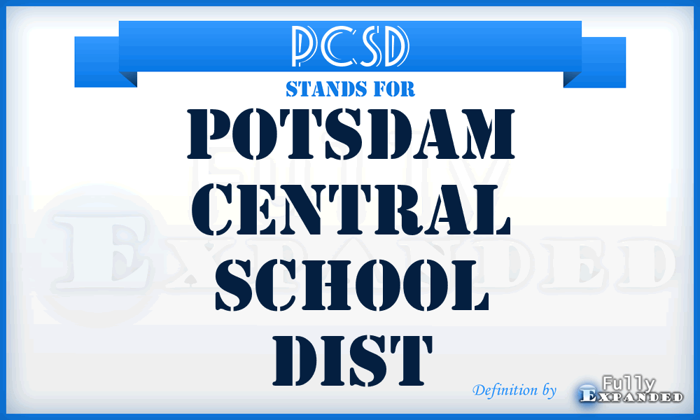 PCSD - Potsdam Central School Dist