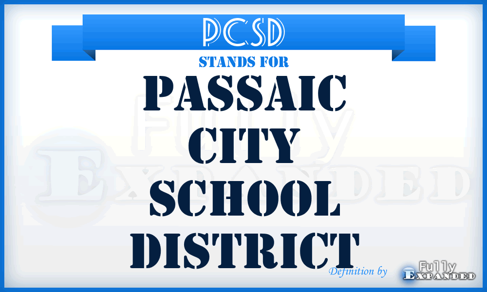 PCSD - Passaic City School District