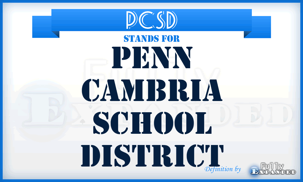 PCSD - Penn Cambria School District