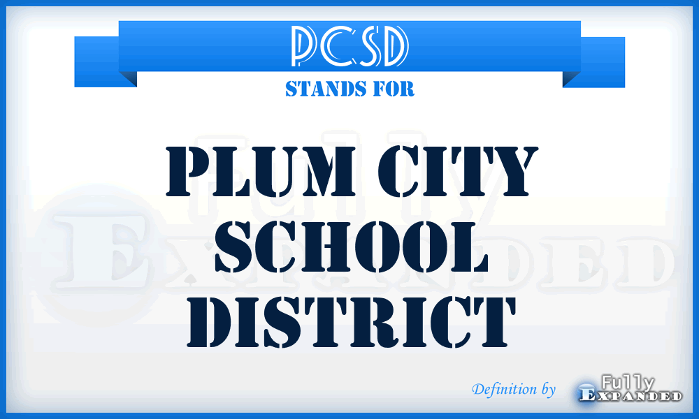 PCSD - Plum City School District