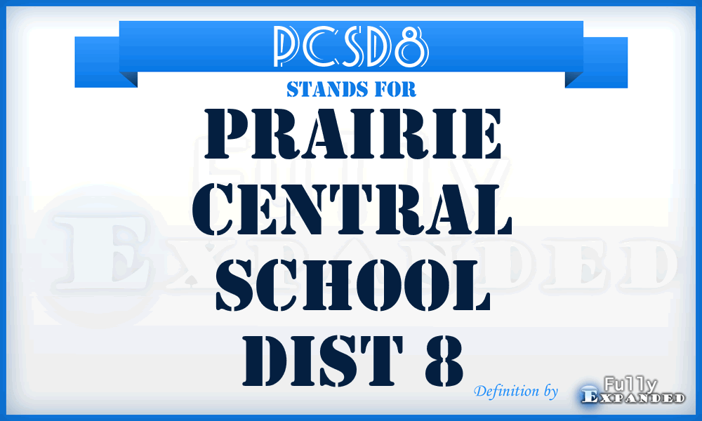 PCSD8 - Prairie Central School Dist 8