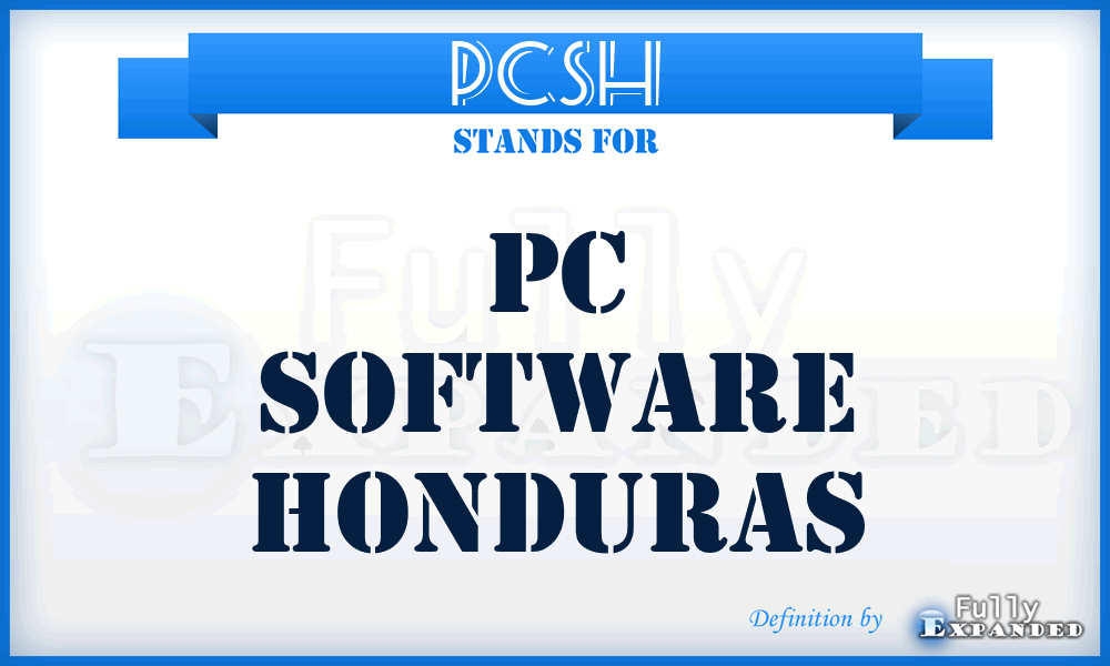PCSH - PC Software Honduras