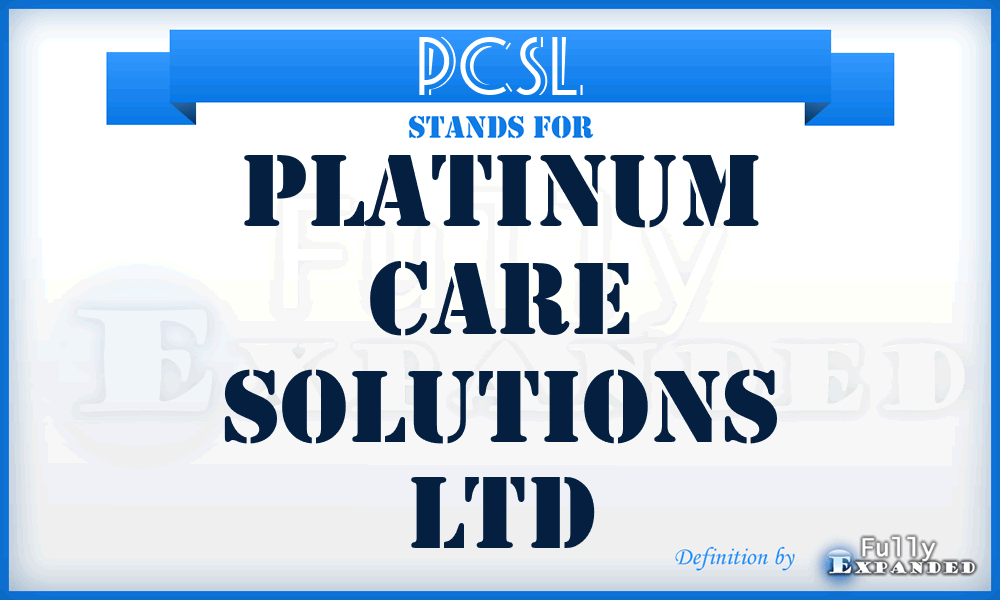 PCSL - Platinum Care Solutions Ltd