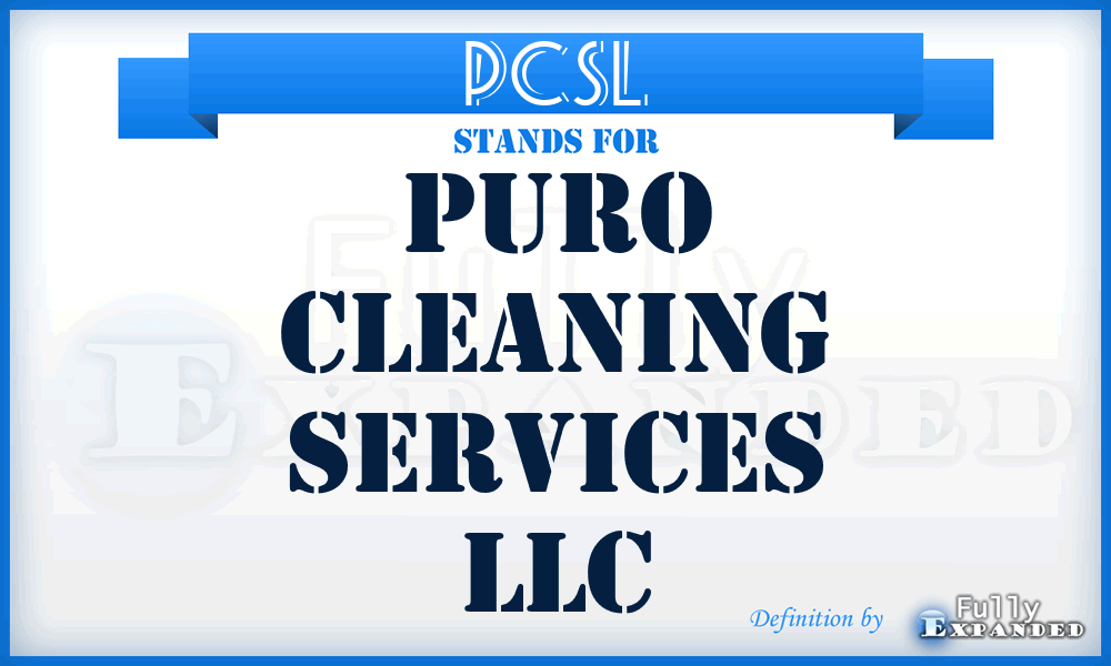 PCSL - Puro Cleaning Services LLC