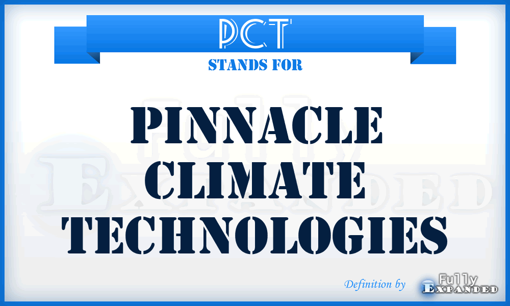 PCT - Pinnacle Climate Technologies