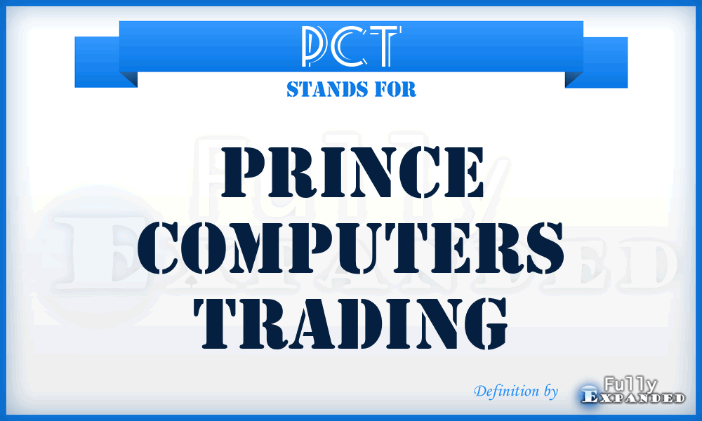 PCT - Prince Computers Trading