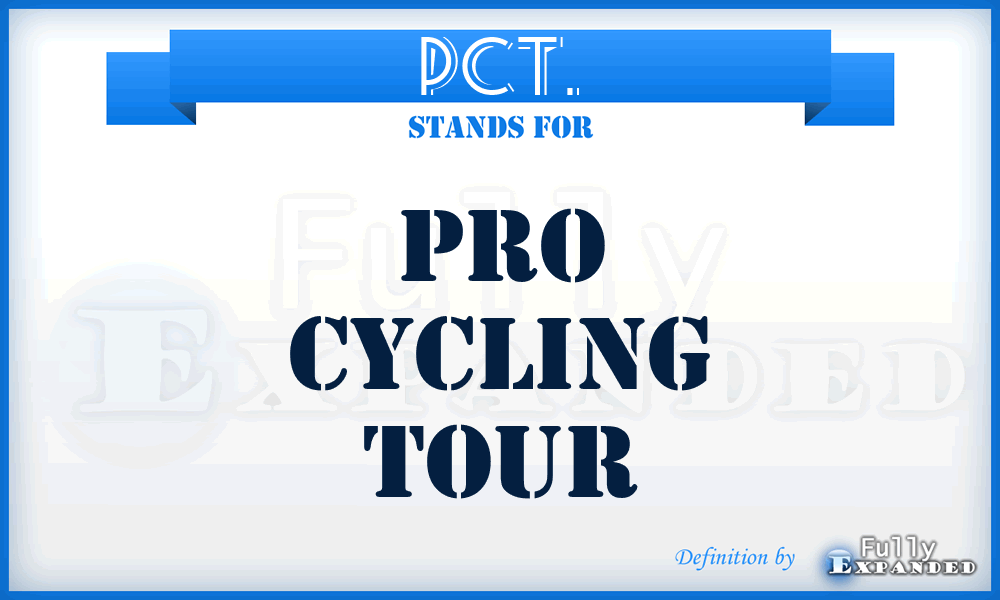 PCT. - Pro Cycling Tour