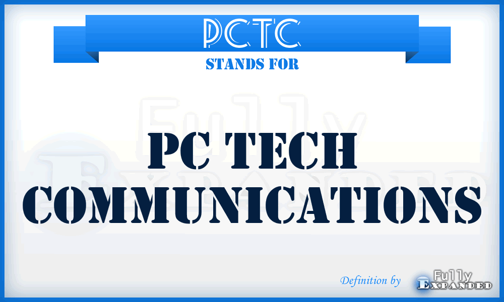 PCTC - PC Tech Communications