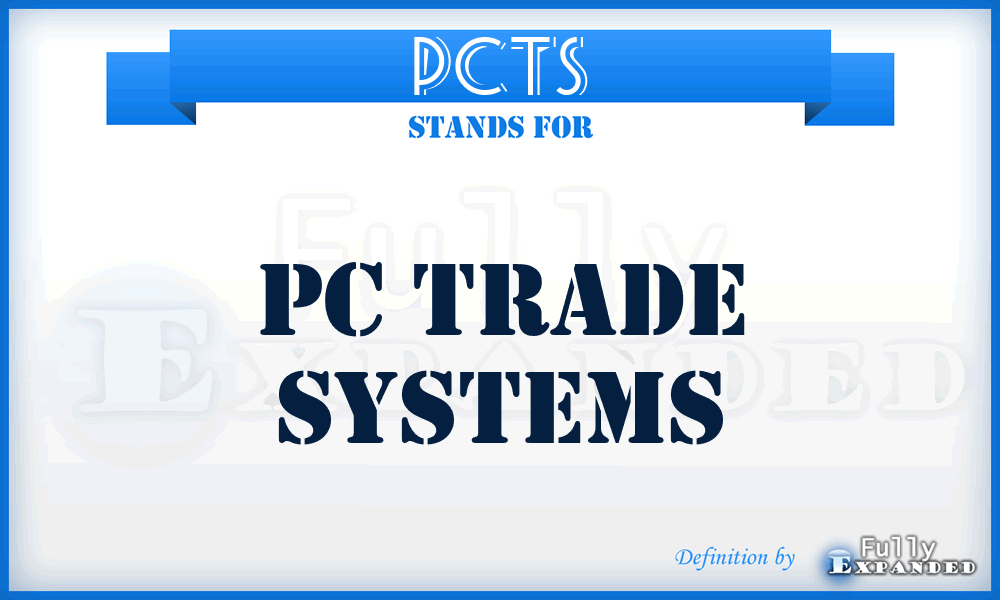 PCTS - PC Trade Systems