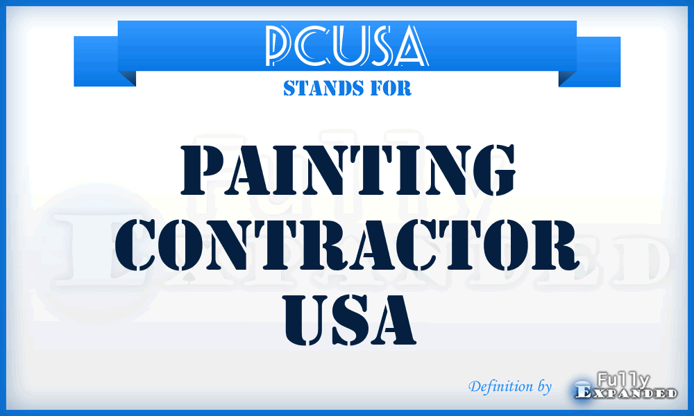PCUSA - Painting Contractor USA