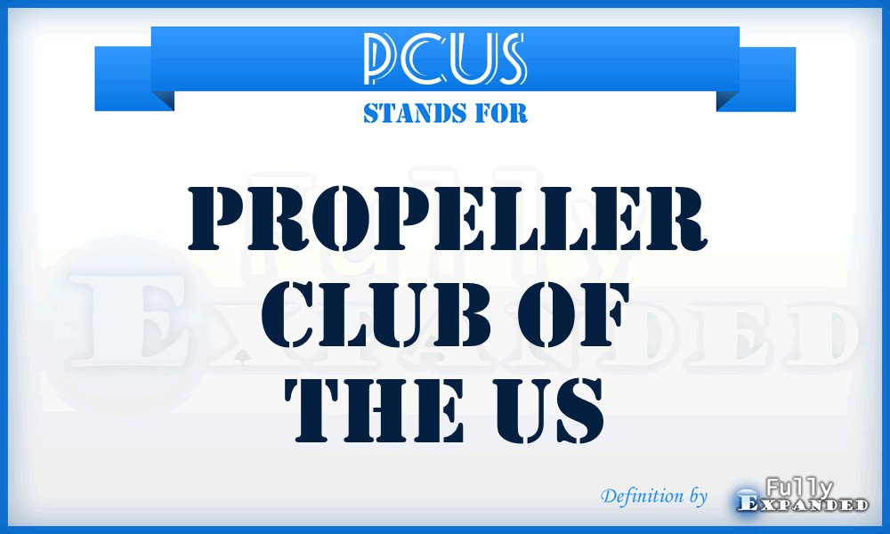 PCUS - Propeller Club of the US
