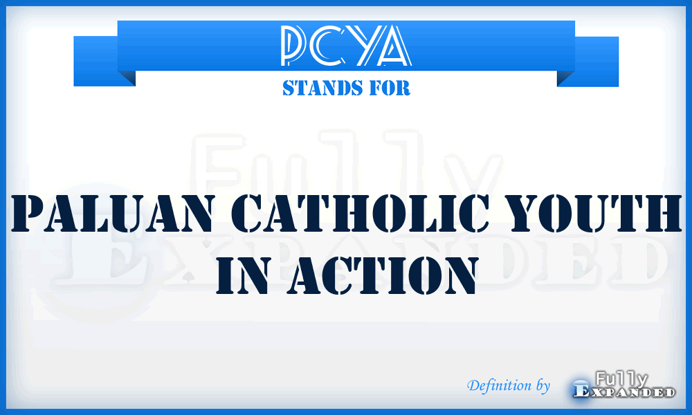 PCYA - Paluan Catholic Youth in Action