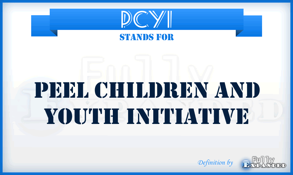 PCYI - Peel Children and Youth Initiative