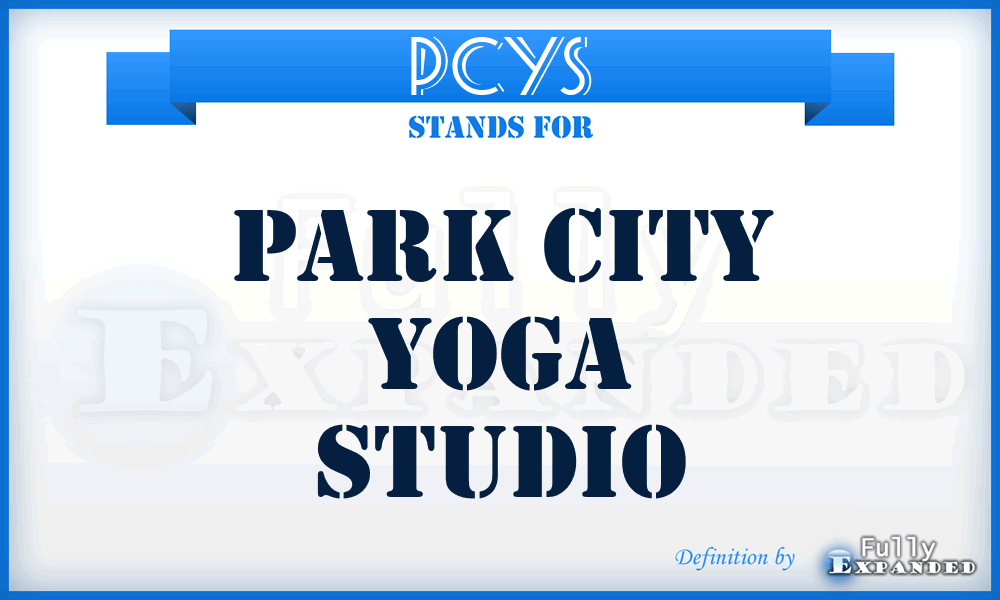PCYS - Park City Yoga Studio
