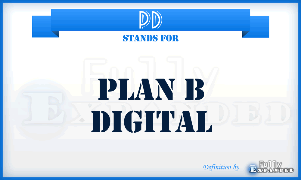 PD - Plan b Digital