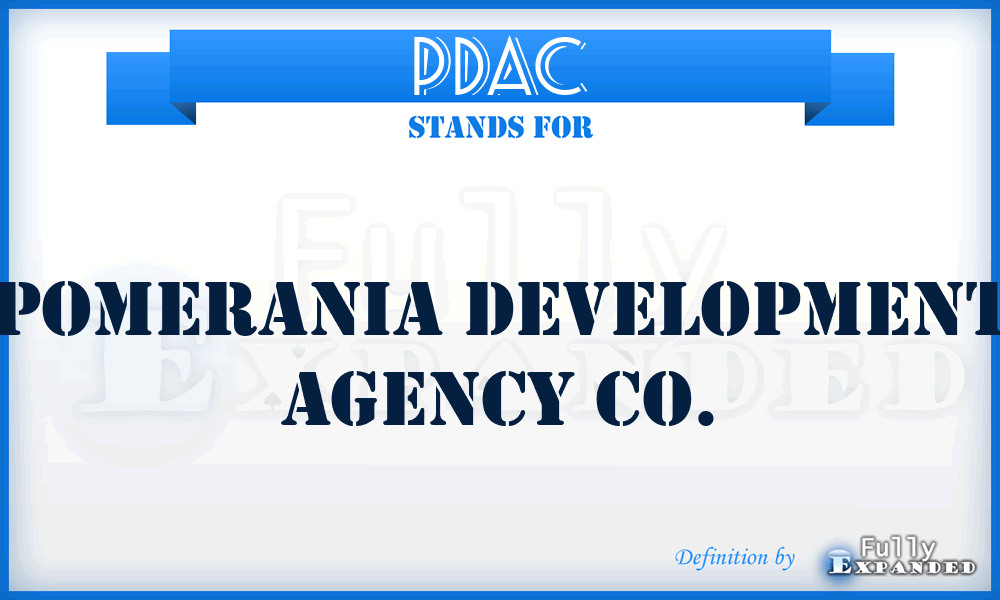 PDAC - Pomerania Development Agency Co.