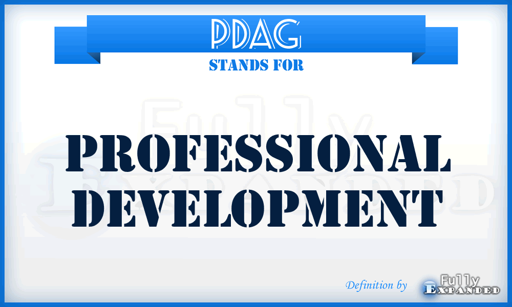 PDAG - Professional Development