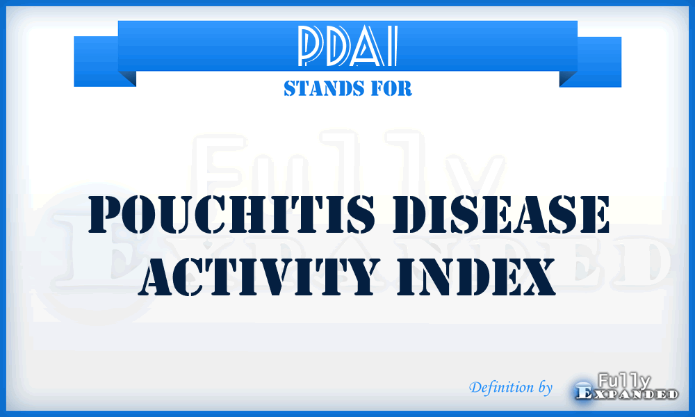 PDAI - Pouchitis Disease Activity Index