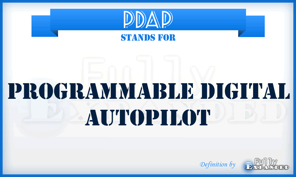 PDAP - Programmable Digital Autopilot