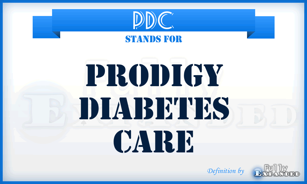 PDC - Prodigy Diabetes Care