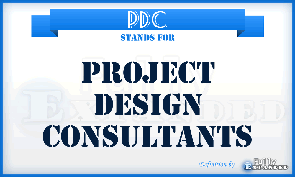 PDC - Project Design Consultants