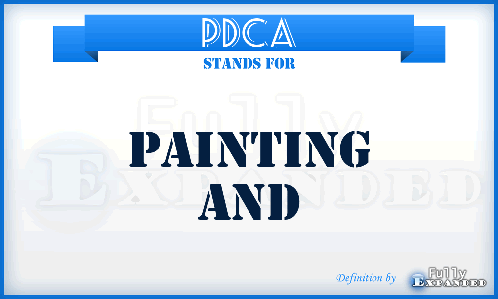 PDCA - Painting and