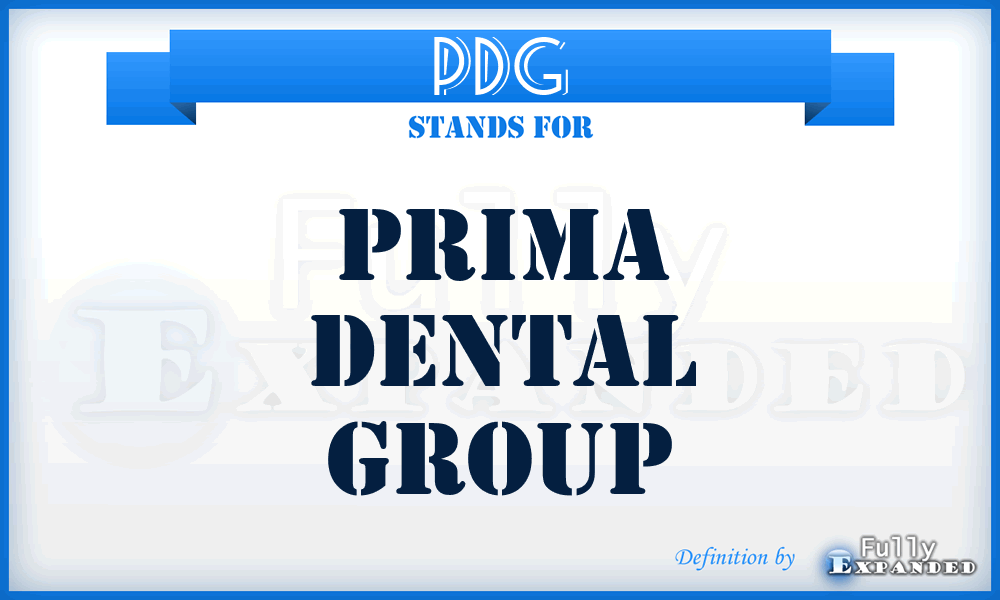 PDG - Prima Dental Group