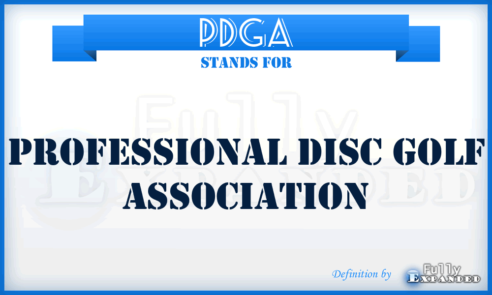 PDGA - Professional Disc Golf Association