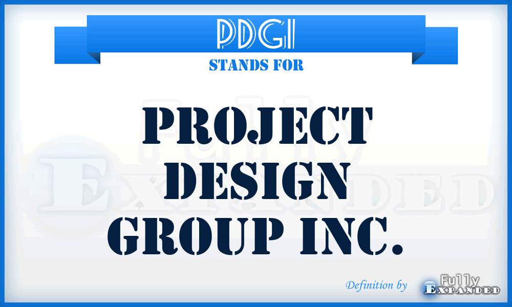 PDGI - Project Design Group Inc.